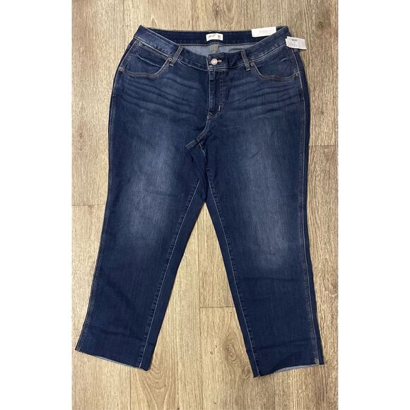 Maurices Denim - Maurices M Jeans 18W Classic Straight Crop High Rise Jeans New